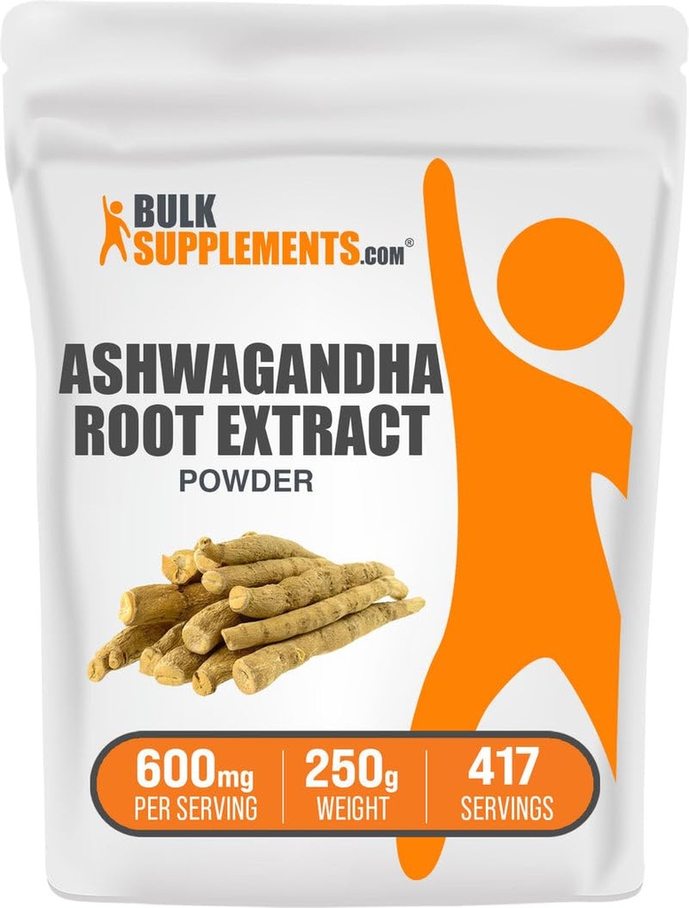 Bulk Ashwagandha Root Except Powder - Ashwagandha Ashwagandha Ashwagandha Assuption - Vegan & Gluten Free, 每架服役600mg, 250g (8.8 oz) (一袋)
