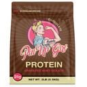 Pin Up Girl Whey 蛋白蛋白隔离粉 荷蘭巧克力 25g 蛋白质 25g Protein Pervice 女性的Premium Muscle-building Whey 蛋白质 脂肪自由,低卡路里,低卡路里,无添加糖(32 Ounces)