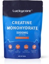 Luckycare Creatine 单水合物 - 5,000 mg纯微量化Creatine - Creatine Powder 支持强和性能 - 100 services, 500G