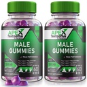 (2 Pack) Apex Testodrive, Apex Testodrive Dublicary Republic for Men, Apex Testodrive Won All-Natural Formulatory for Fably Wellnity and Peak Performance, Apex Testo Drive Gomitas Review (120 Gummies) (英语).