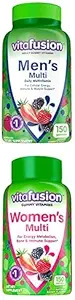 成人口服维生素包、Berry Flavored Daily Multivitamins for Men、75天供应、150个计数+维生素妇女、75天供应、150个计数