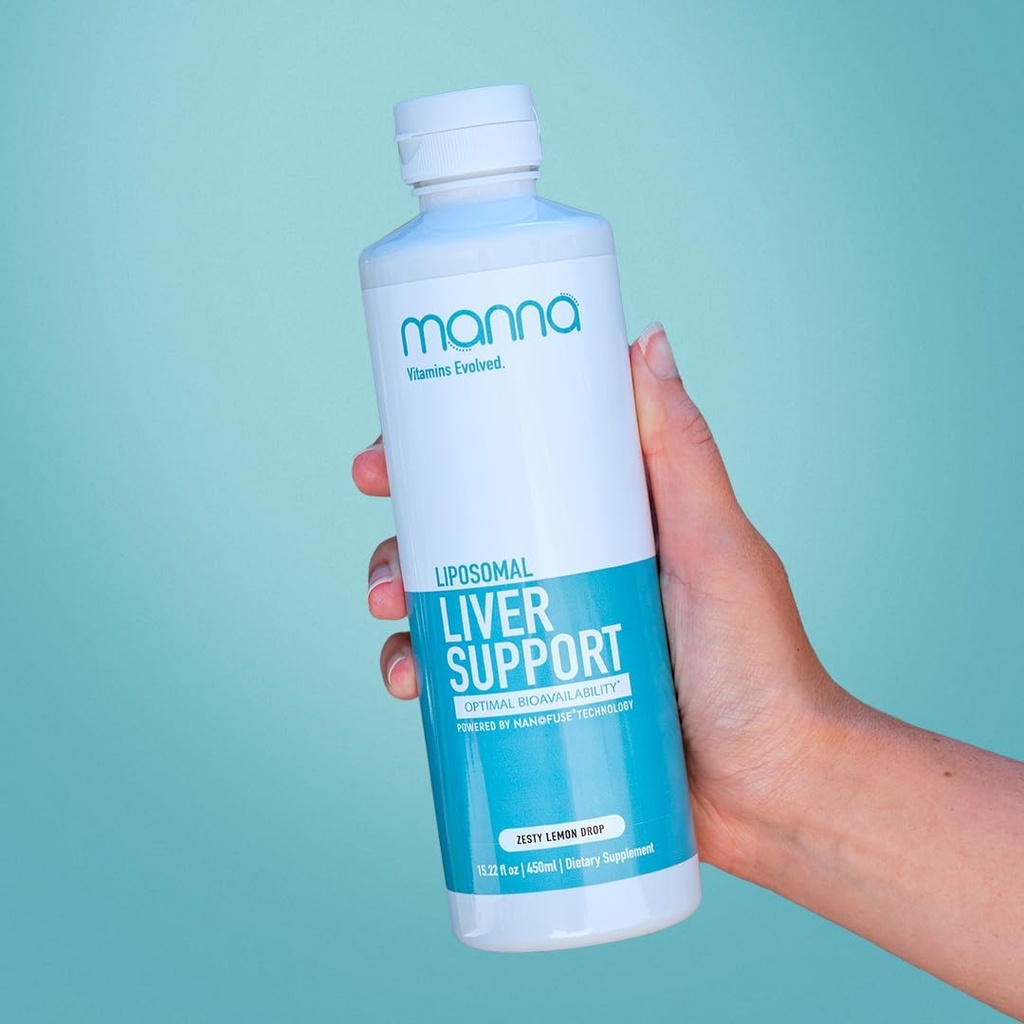 Manna Liposomal Liver支助 - Liver Cleanse Detox & 维修 - Liver支助男女补充
