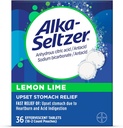 Alka-Seltzer 柠檬莱姆心火药片,快酸消化救济,与柠檬莱姆Flavor 36 Ct的Antacid