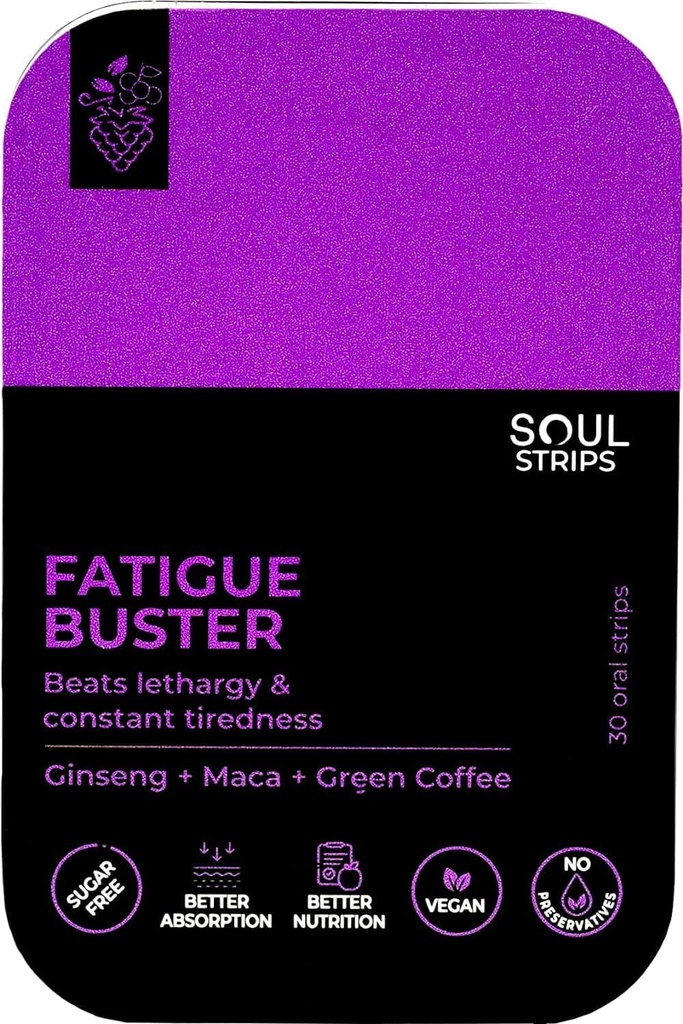 灵魂脱衣舞(Fatigue Buster Ginseng),马卡,绿咖啡,减少精神和身体上的脂肪,混合贝里什Flavor,快速吸附剂,每日使用,零糖,Vegan,30条脱衣舞套