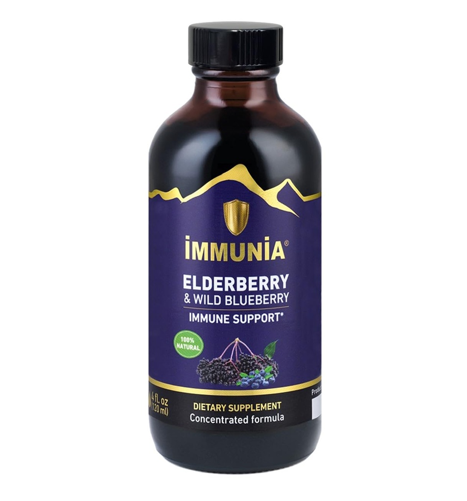 (原始内容存档于2019-09-26). Immunia Elderberry & Wild Blueberry Commission. 自然加强你的免疫系统。 美味 24天供应(1-包)