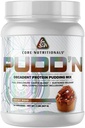 核心营养素 Pudd'n, 十年蛋白质 Pudding Mix, 充分披露 casein Blend, 持续释放, 20G蛋白质, 27 services (Rocky Road, 2 lb)