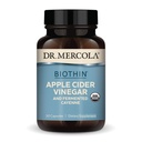 Mercola Biothin博士 有机苹果苹果苹果醋和发酵卡延,30位服务员(30位卡普勒斯),饮食补充,消化支持,非GMO,USDA有机