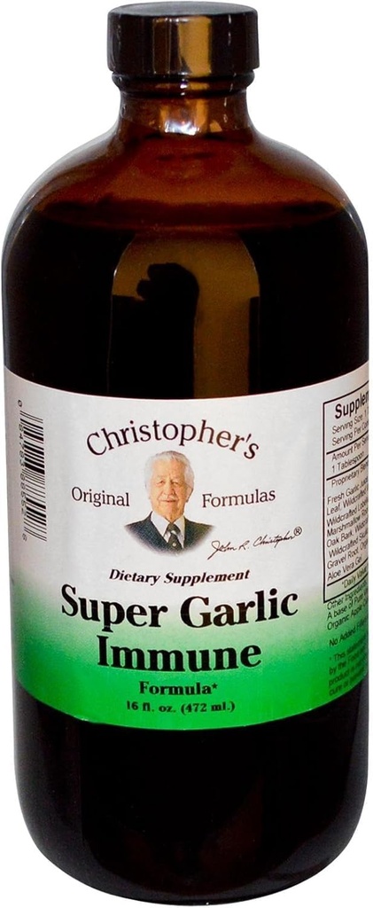 克里斯托弗博士的超级大蒜 糖浆 16 oz