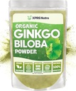 XPRS Nutra 有机金戈比洛巴粉 - Gingko Biloba 认知补充剂 - Vegan 友好金戈巴比洛巴 有机金戈比洛巴 豁免助力金戈比洛巴粉 (4 oz)