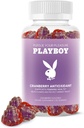 花花公子 - 女性健康 Cranberry Antioxidant Gummys for Women (60 Counter - Cranberry) 抗氧化剂富含以清洁并保护尿道切除 健康,阴道吸尘器和体积平衡 - 非转基因生物, Vegan Gummy
