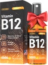 B12 液体喷射 - 维生素 B12 能量和神经功能滴滴 - 支持脑,记忆,Mood,Imune系统 配B12 亚语言维生素 - 最大强度 Vegan B12 补充 – 2 Fl Oz