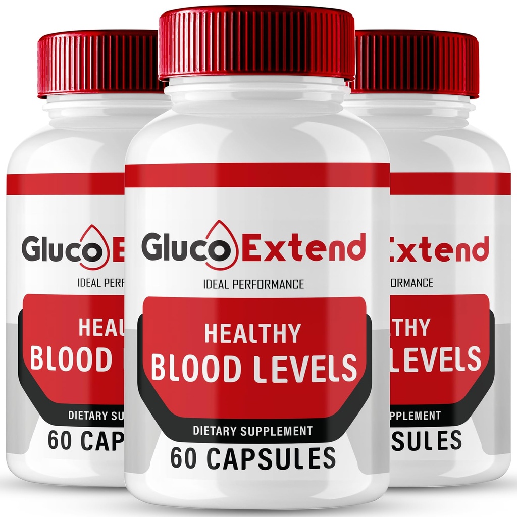 Gluco 扩展 Capsules, GlucoExtend 支持公式 补充药 - 最大强度, Gluco 扩展健康与健康 所有自然公式, 官方 GlucoExtend 健康 Capsules Reviews (3 Pack)