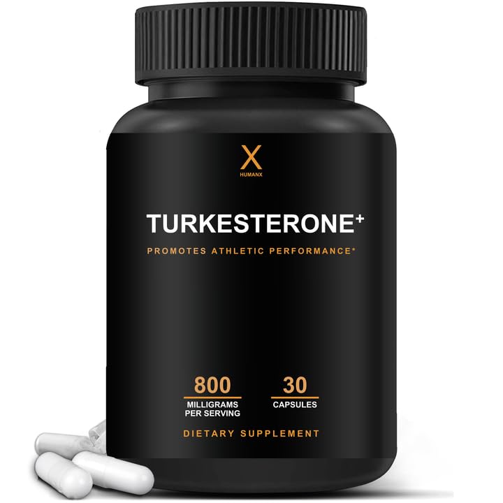 HMX Turkesterone+ 800mg - 美国第三方测试(类似于Ecdysterone) 肌肉发育和动力性能 - 自然麻醉 - 非转基因生物, Vegan - Turkesterone 补编