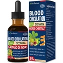 血液循环 马栗提取液滴,Castaño de Indiass y Diosmina para la Circulacion y Variices, Nitric Oxide 补充血液流动,压力和心脏健康。
