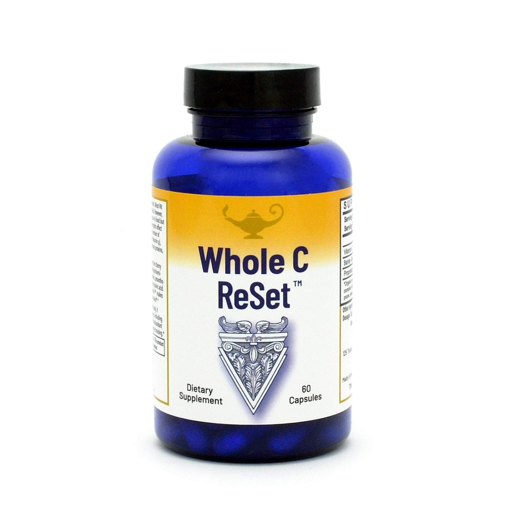 RnA ReSet 整体 C 重置 – Vita-C 水果混合剂与 Bioflavonoids 和 多酚,有机维生素C 复合体, 免疫支持 (60 Capsules)