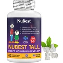 NBest Tall Kids - 2至9岁的多维塔明斯和矿物 - 骨强力和豁免支持 - 帮助孩子,托德勒斯 - 健康 - 动物形状 - 60块可口的莓片 - 1个月供应量