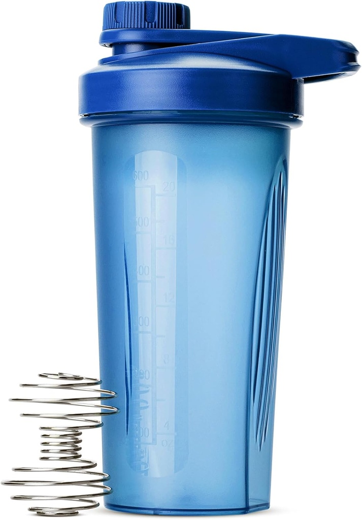 Pen-Shaker Bottles先生 蛋白质混合剂 28 oz, Blue Protein Shaker Bottle 配电威斯克球