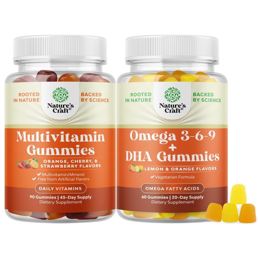 多维特敏类固醇-Halal 多维特敏类固醇与B12 Biotin Zinc & Vitamin D and Vegetarian Omega 3 6 9 DHA类固醇用于大脑骨骼心脏健康和联合支持 - Burpless Fish Free