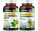BIO KRAUTER Goldenseal 100 Capsules & Bladderwrack 100 Capsules (英语:BIO KRAUTER Goldenseal 100 Capsules & Bladderwrack 100 Capsules) (英语).