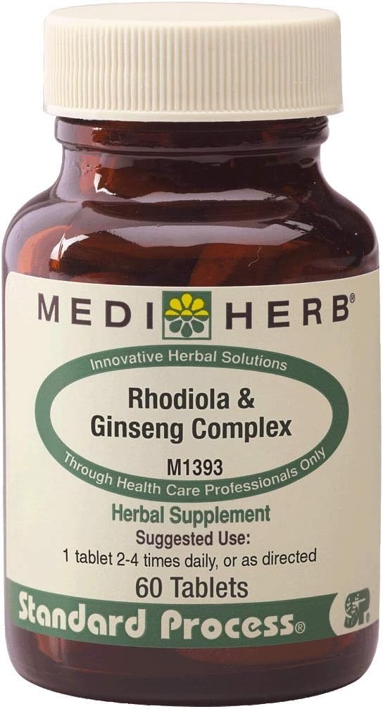 MediHerb - Rhodiola & Ginseng 综合体 60块牌匾