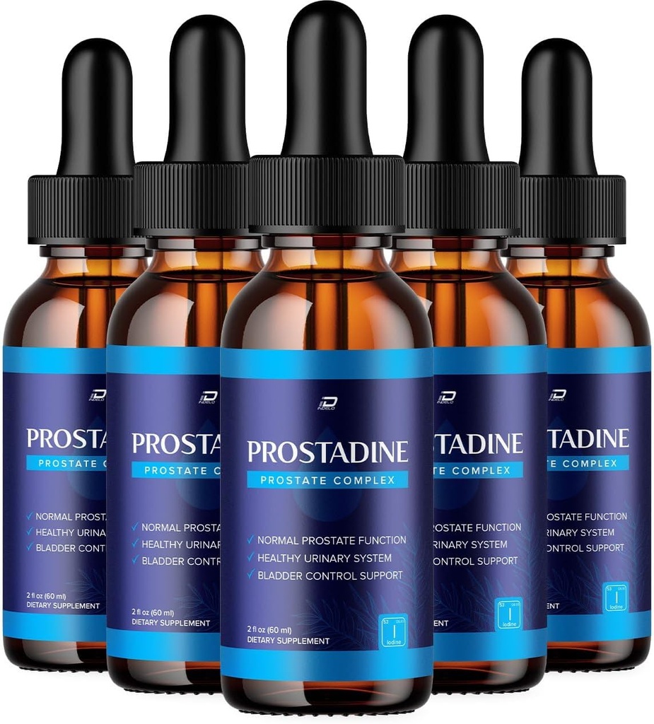 Prostadine Drops for Health - Bladder Urinating Issues - Prostadine Supplement, Maximum Strength Prostatine Droppers, 2024 New Improved Formulation, Prostadine (5 Pack- 5 Month Supply)