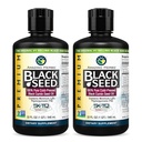 惊人的草药 黑种子油 - 冷压 Nigella Sativa Aids 在消化健康,免疫支持,脑功能,联合流动,Gluten Free, Non GMO - 32 Fl Oz (Pack of 2).