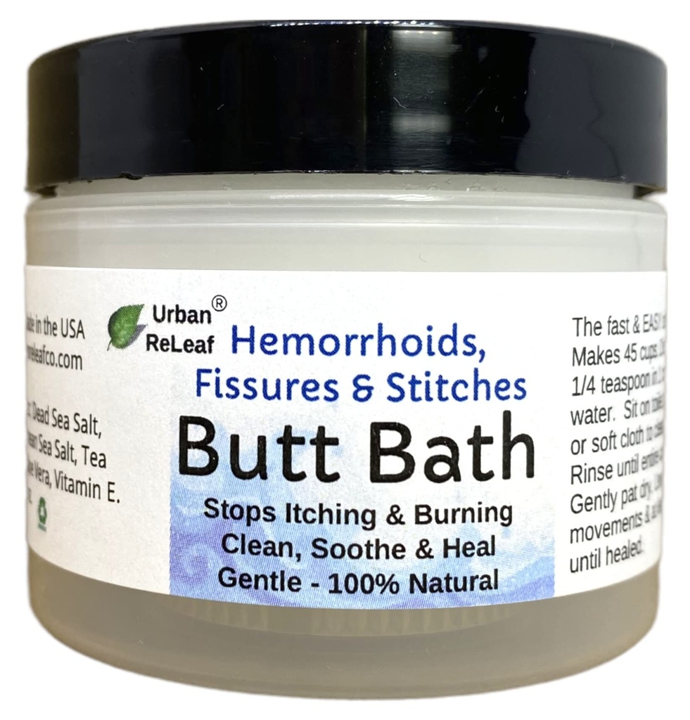 城市Releaf Butt浴场! (原始内容存档于2018-06-29). Hemorrhoids, Fissures & Stitches. 帮助痒和燃烧。 (原始内容存档于2017-09-29). Clean, Soothe & Calm. 轻松的西兹浴场! 快救援! 温柔海盐酥. 温柔、有效、100%自然