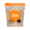 OM MUSHROOM SUPERFOOD 大师 Blend Vegan蛋白 – 有机巧克力植物蛋白 配有10个蘑菇, Ashwagandha, BCAAs & B12 – 能源,恢复和免疫支持 – 1.2 lb (16位服务员)