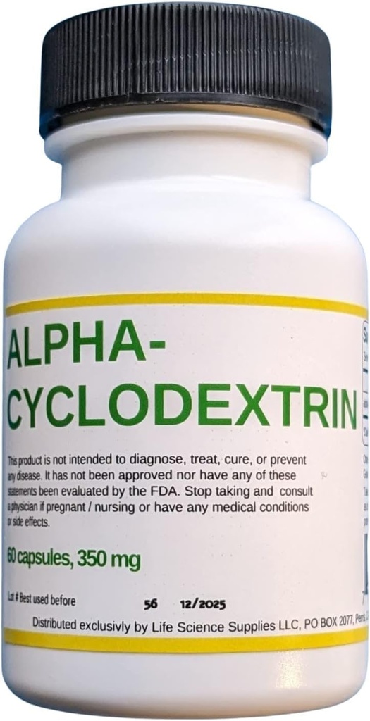 Alpha Cyclodelin Capsules,包装2×60厘米(共计120个Capsules)
