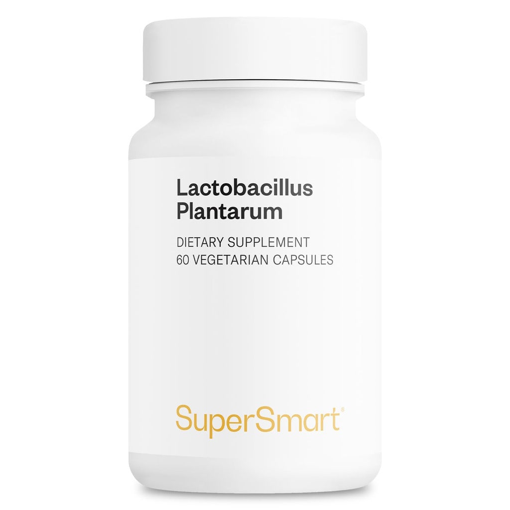 超级智能 - 乳腺杆菌 Plantarum PostBiotic 每天20亿 CPU (Immuno-LP20) - 加热的Probiotic Supplement QQ N-GMO & Gluten Free - 60 蔬菜笼盖