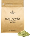 纯原始成份 Rutin粉( 4 oz), 永远纯净, 无添加剂或填充器, 实验室验证