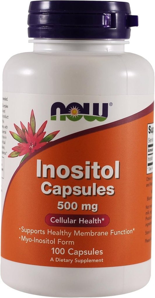 现在食品 Inositol 500毫克 100卡普勒(2包)