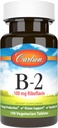 Carlson - B-2, 100 mg Riboflavin, 能源生产、视觉支持和健康皮肤, 100 蔬菜片