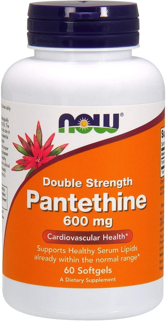 Pantethine,600毫克,60 SGELS by Now Foods (Pack of 4)