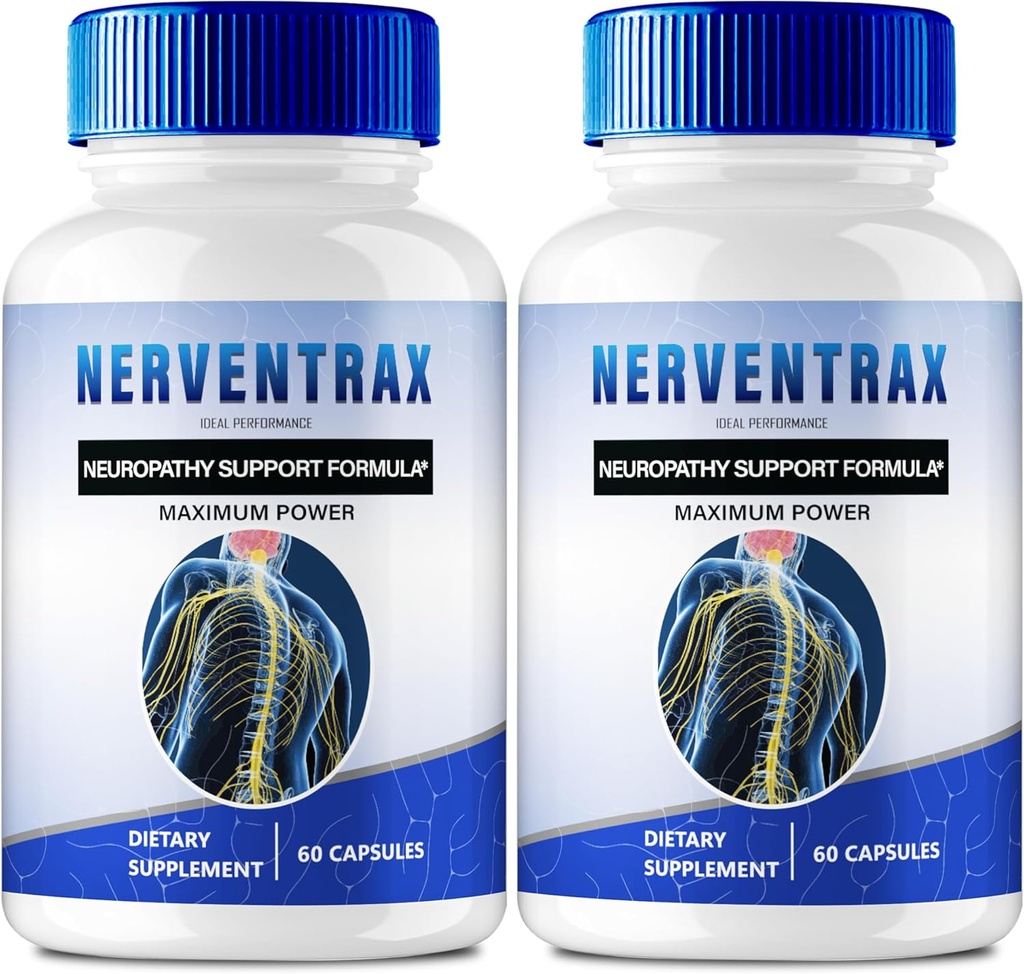 Nerventrax 大脑补充记忆和焦点卡普勒斯,Nerventrax 高级公式脑健康支持药丸 最大强度Nerven Trax 所有自然支持药丸,Nerventrax Reviews (2 Pack)
