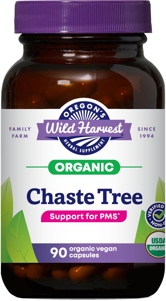 俄勒冈州野生收获非GMO花序树 Capsules, Organic Herbal 补充品, 90 Counter