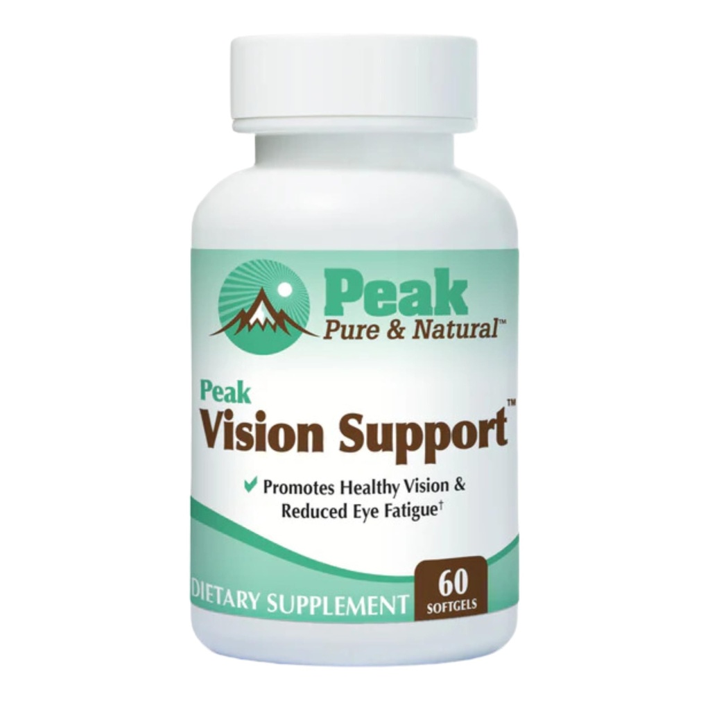 Peak Vision支持眼部健康补编-Lutein和Zeaxanthin Eye Fatigue、蓝光保护-促进健康的眼睛和清晰的视觉(30次服务)