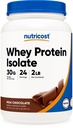 营养成本 Whey 蛋白质隔离剂(Molk巧克力) 2LBS