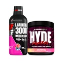 PROSUPS L-Carnitine 3000 无兴奋剂液体射击(31架,Berry)和Hyde先生的签名系列