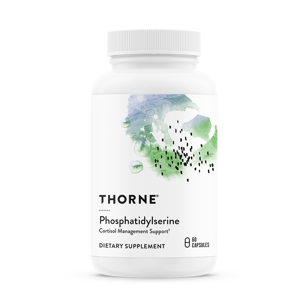 THORNE - Phosphatidylserine(原Iso-Phos) - Cortisol管理支持 - Phosphatidylserine Isolate 支持脑功能的补充* - 60 Capsules - 60 services