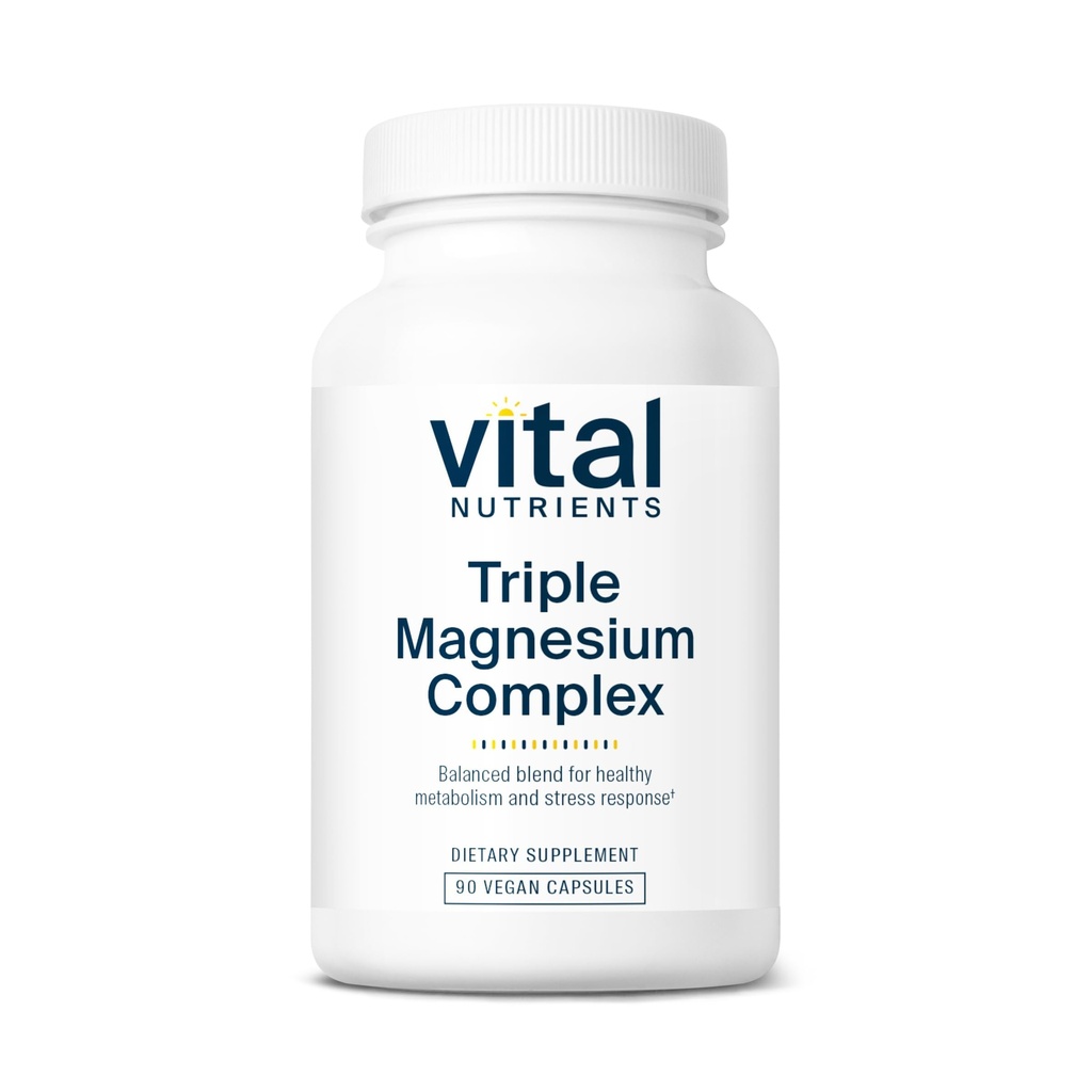 重要营养物质 三重镁复合物 补充 | Vegan Magnesium Glycinate, Malate & Oxide 250mg → 易吸收 镁 补充 压力,肌肉,心脏,骨支持 → 90 Capsules