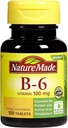 天然制维生素B6 100毫克标签,100厘米