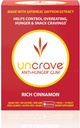 UNCRAVE Gum - 注入100%纯红花序提取器 – 控制刮片 - 改善Mood - 愿景健康 - 富含肉桂(14片)