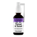 Dr. Schulze's Throat & Tonsil - Soothing Throat Spray for Fast-Acting Protection - Supports Immunity - Plant-Based Formula - Easy-Spray Nozzle - Gluten-Free & Vegan - 1 oz (13 Servings)