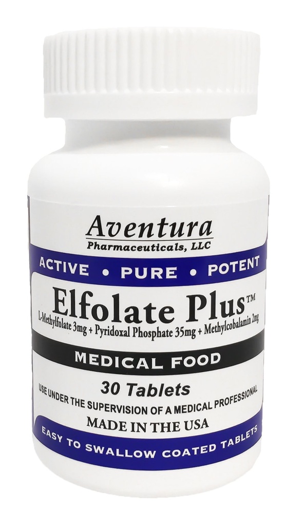 + 3mg L-Methylfolate Methylfolate Methylfolate 医疗食品补充 专业力量 活性纯能剂 30块