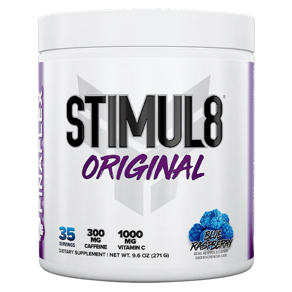 FINAFLEX STIMUL8 最初的预选赛,蓝莓 - 男女能量,力量和耐力 - 与咖啡因,Beta-Alanine和维生素 C - 35 服务