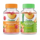 活性镁 85mg + Turmeric Curcumin, Gummys Bundle - 大品尝,维生素补充,Gluten Free, GMO Free, Chewable Gummy 等