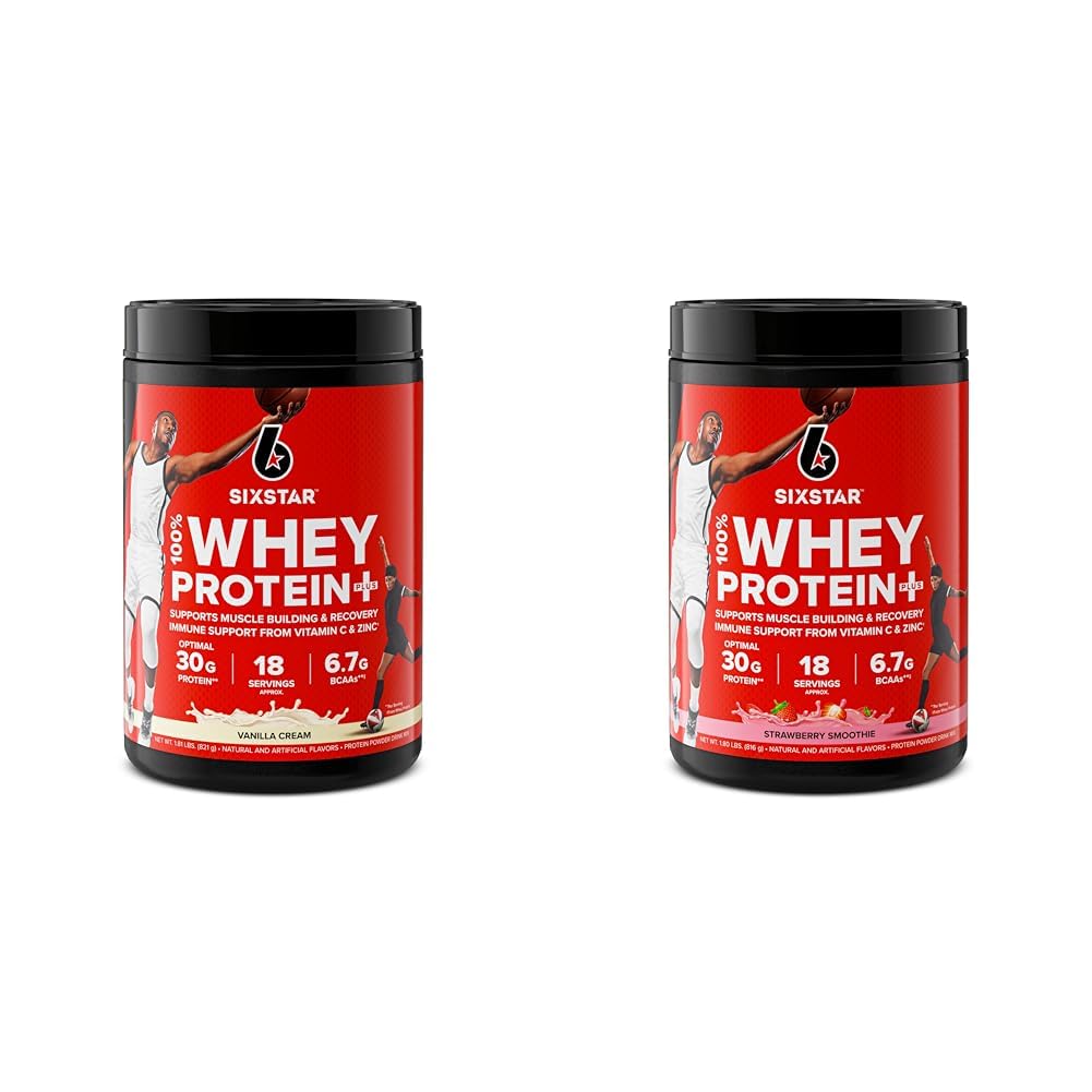 六颗恒星精英系列 100% Whei蛋白+香草奶油 1.8升bs US & Elite 系列 100% Whei蛋白+草莓滑润 1.8升bs US