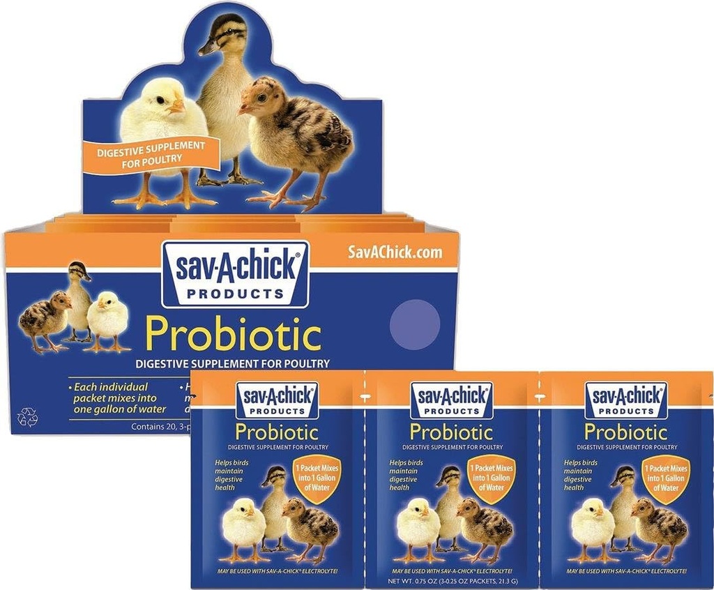 Sav-A-Chick Probiotic 3包 17oz 软件包