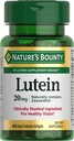 大自然的丰盛Lutein药丸、眼部健康补充剂和维生素、支持视觉健康,20毫克、40软胶